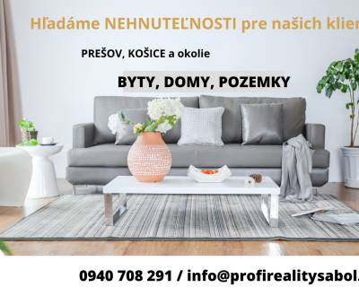 Searching for One bedroom apartment, Prešov, Slovakia