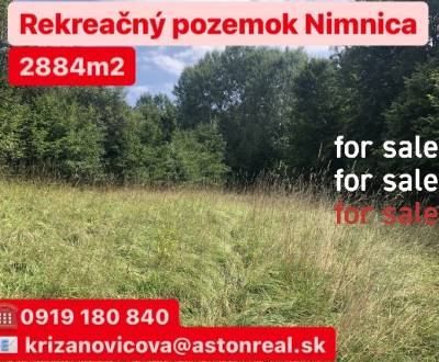 Sale Recreational land, Nimnica, Púchov, Slovakia