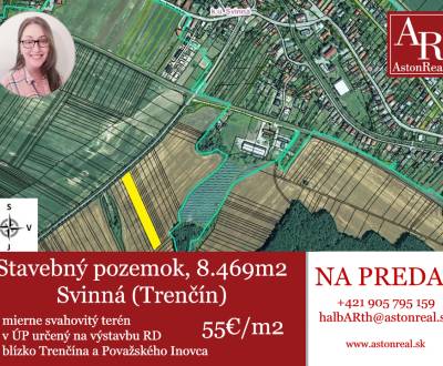 Sale Land – for living, Svinná, Trenčín, Slovakia