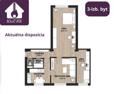 Sale Two bedroom apartment, Two bedroom apartment, SNP, Senec, Slovaki