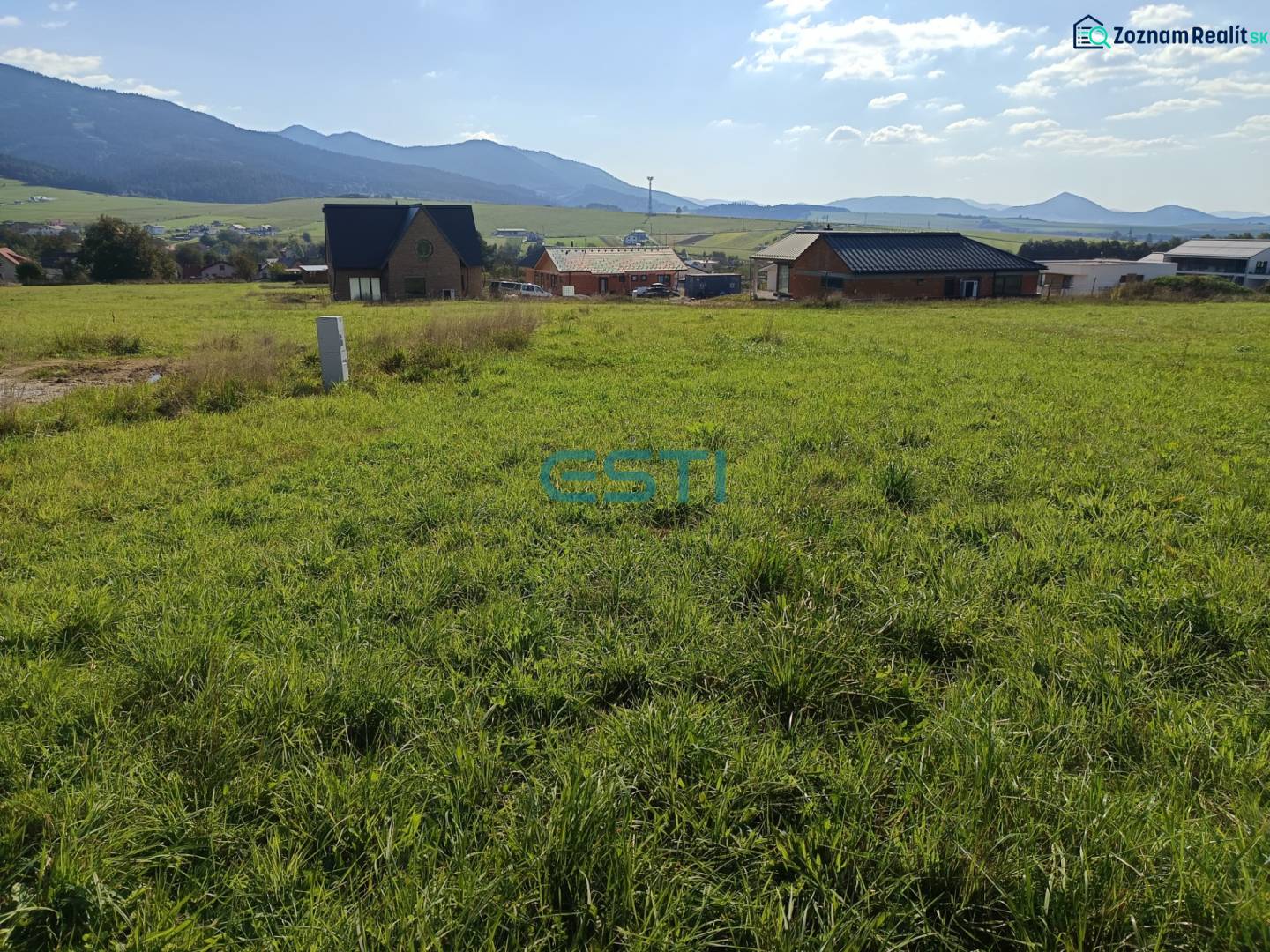 A grassy plot in Stránske in Stránske suitable for living with a view of the hills.