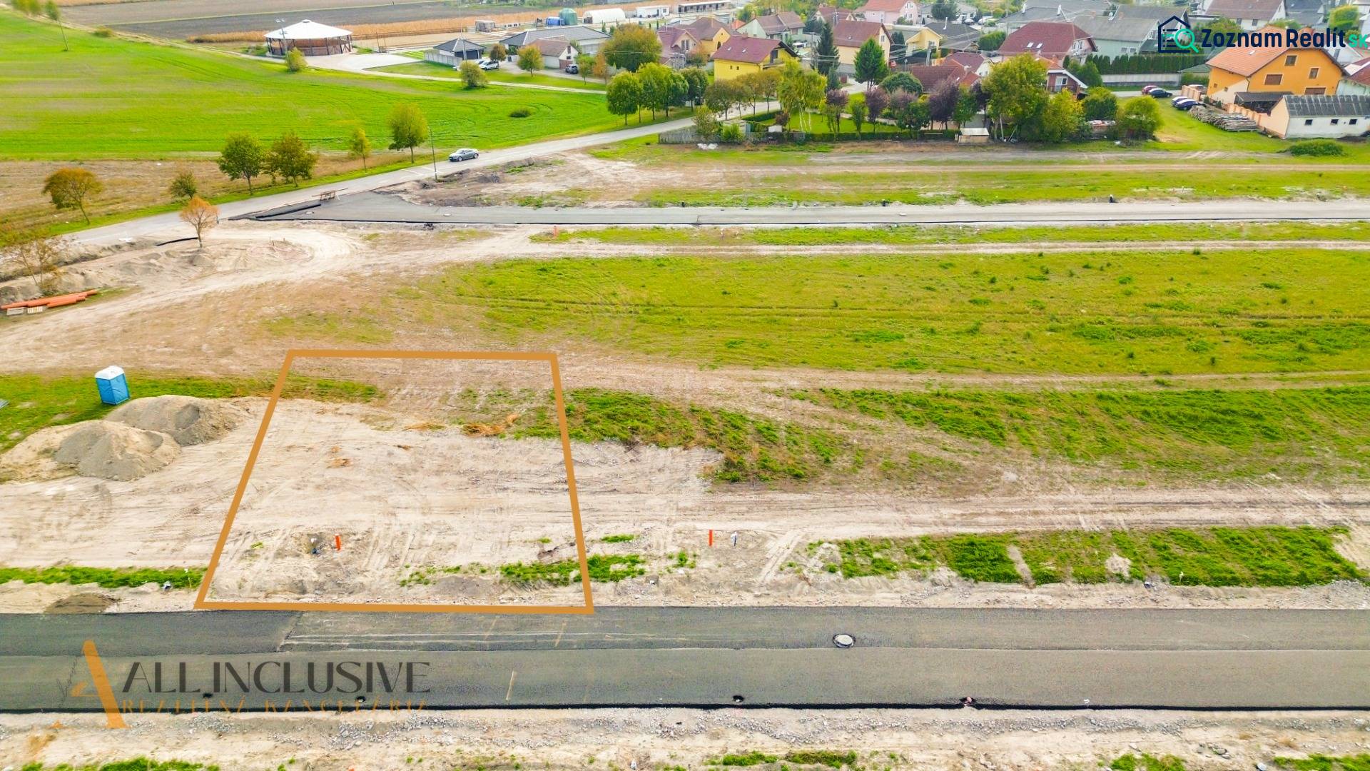 Plots - housing in Kostolné Kračany on Amadeho Kračany Street, green area.