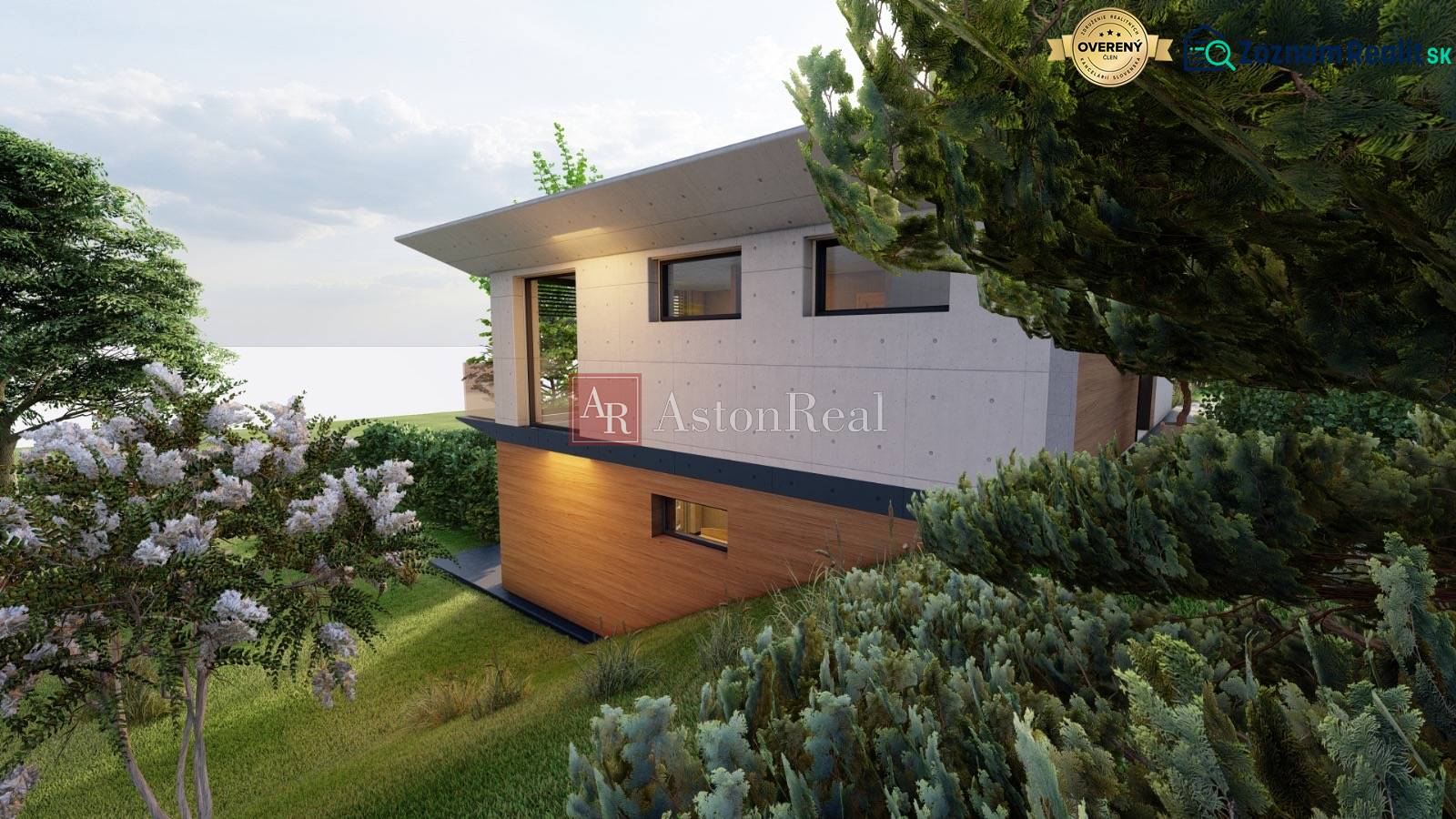 Two-story house amidst greenery on a plot in Podbreziny Háje, Liptovský Mikuláš.