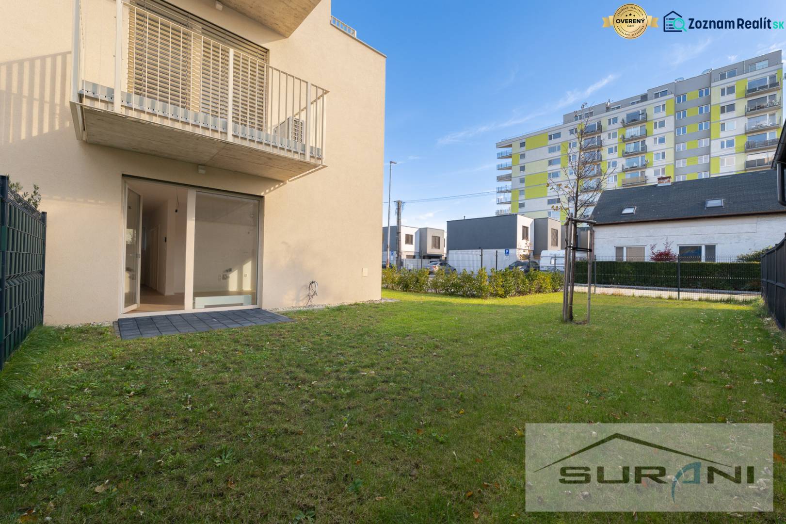 Garden at a 2-room apartment on Železničná Street in Bratislava - Vrakuňa.