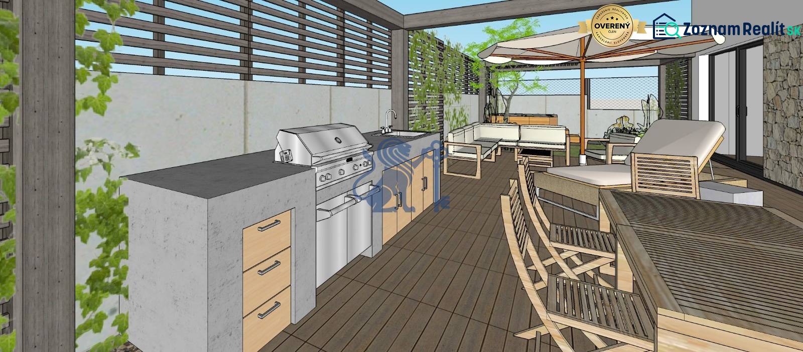 Vizualizácia | BBQ area