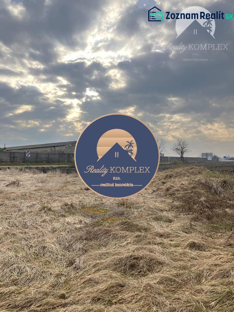 Land condition in Zlatná na Ostrove, in front of the family house, with a cloudy sky.