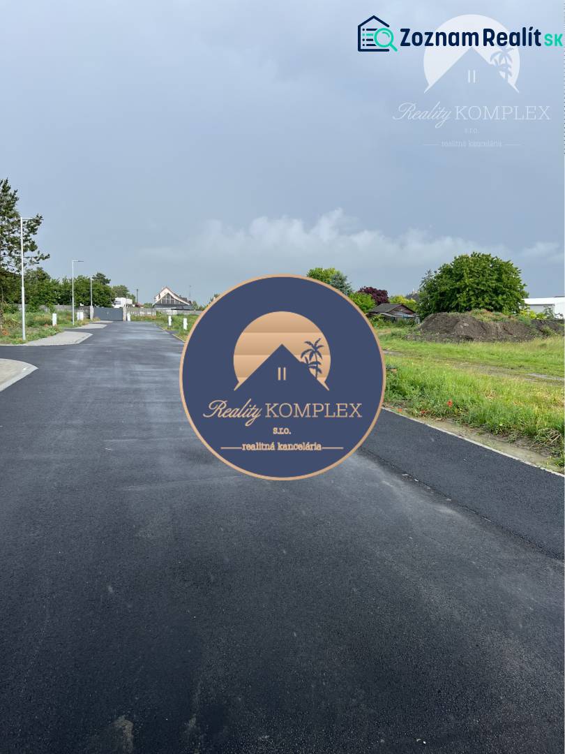 Asphalt road through Bučuháza in Šamorín, offer for Residential Land.