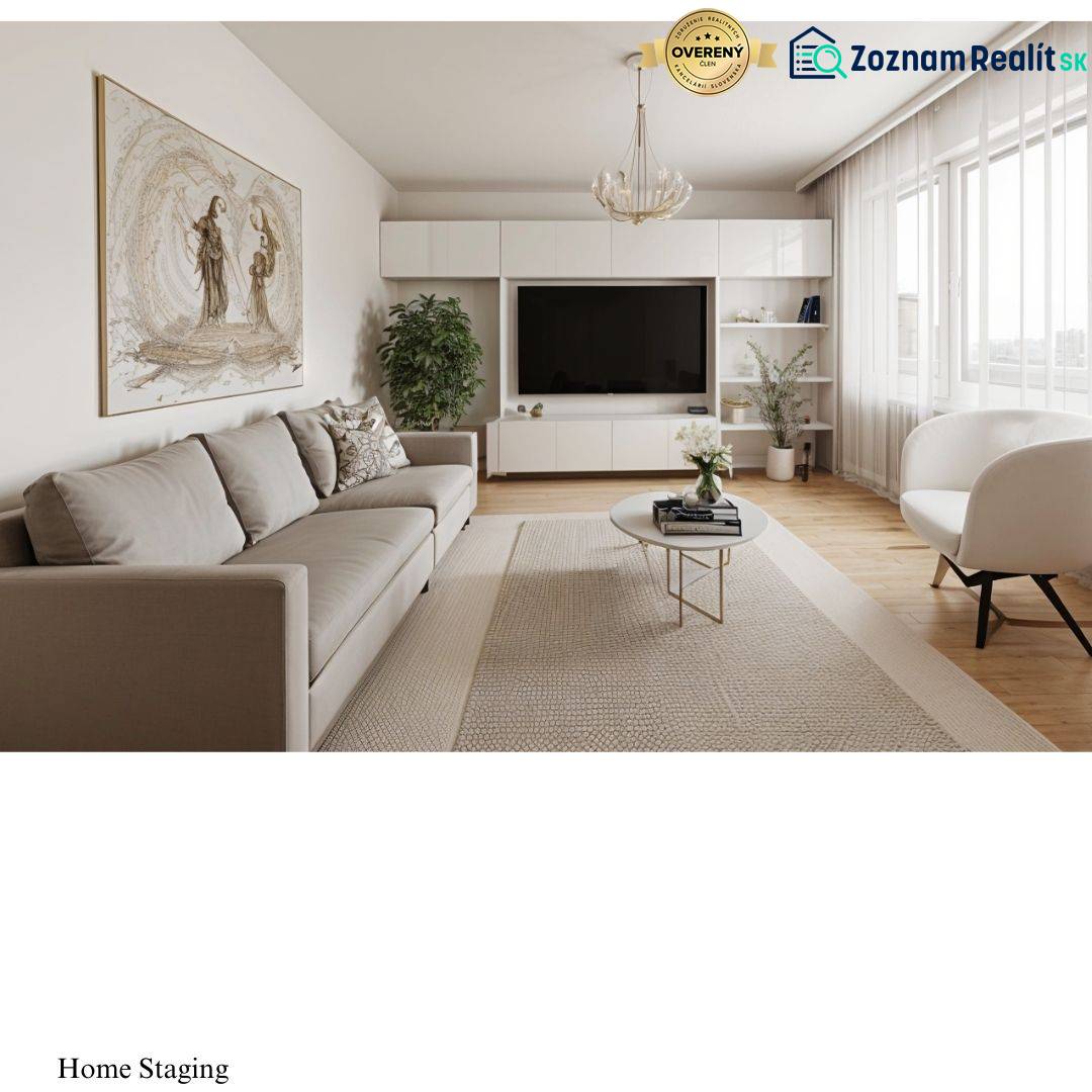 A stylish living room in a family house with comfortable sofas and a wooden decor floor.