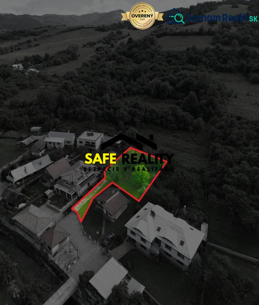 Plots - housing in Dlhé Pole, surrounded by nature and neighboring houses.