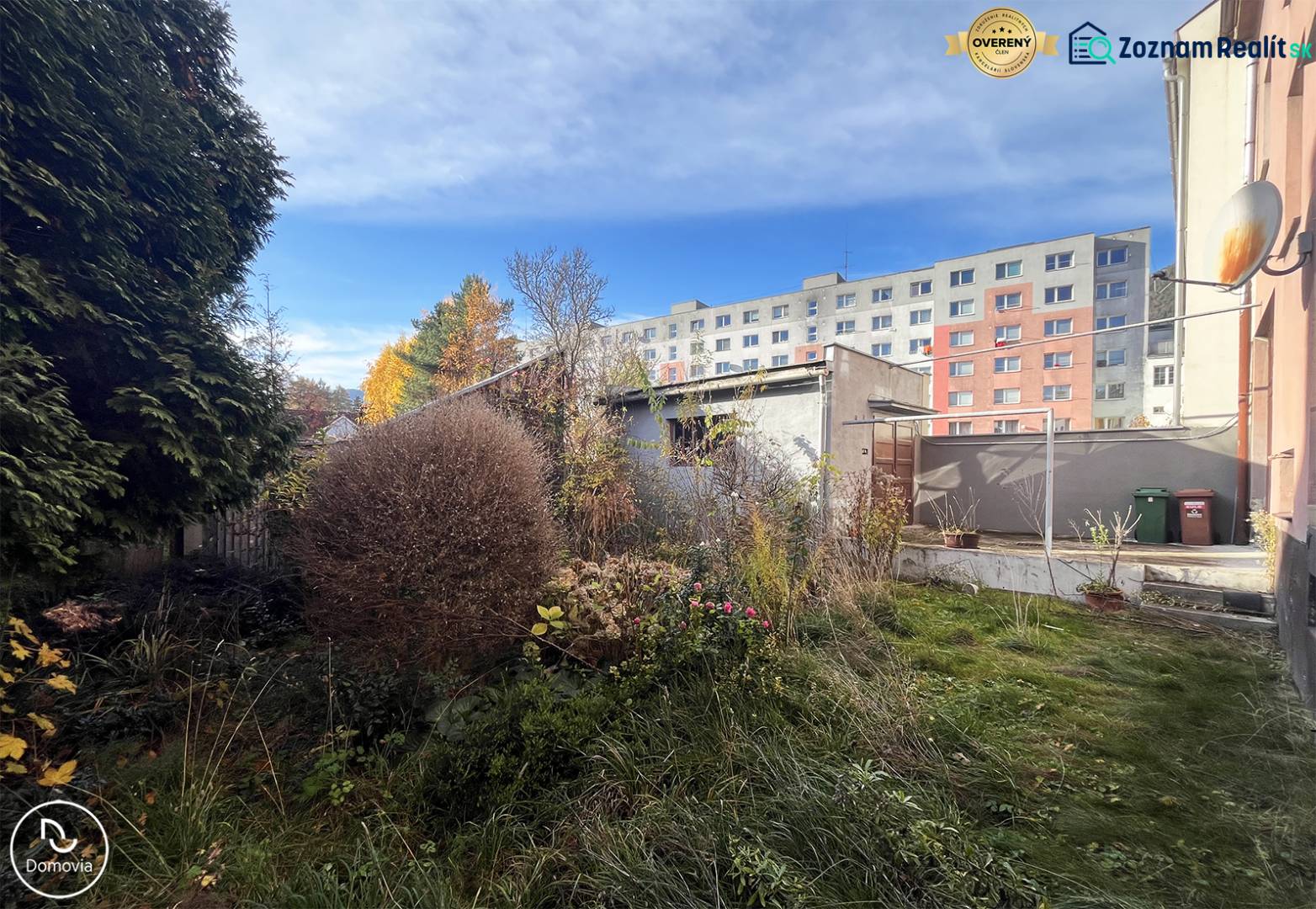 Garden at a 5 or more room apartment on Medveckého in Ružomberok.