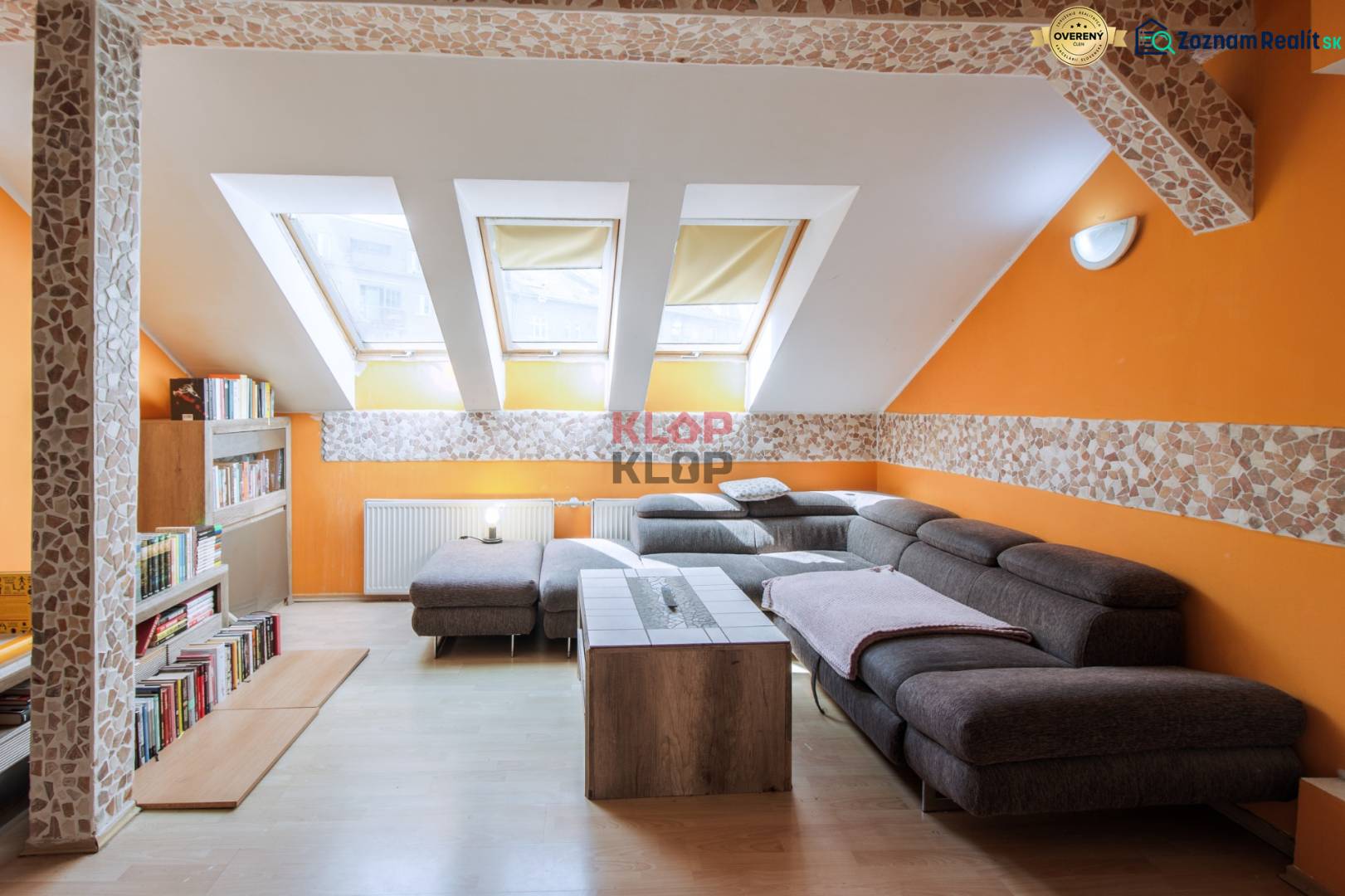 Kúpte si VEĽKORYSÝ PODKROVNÝ 4 i byt so SPOLOČNOU ZÁHRADOU a PIVNICOU