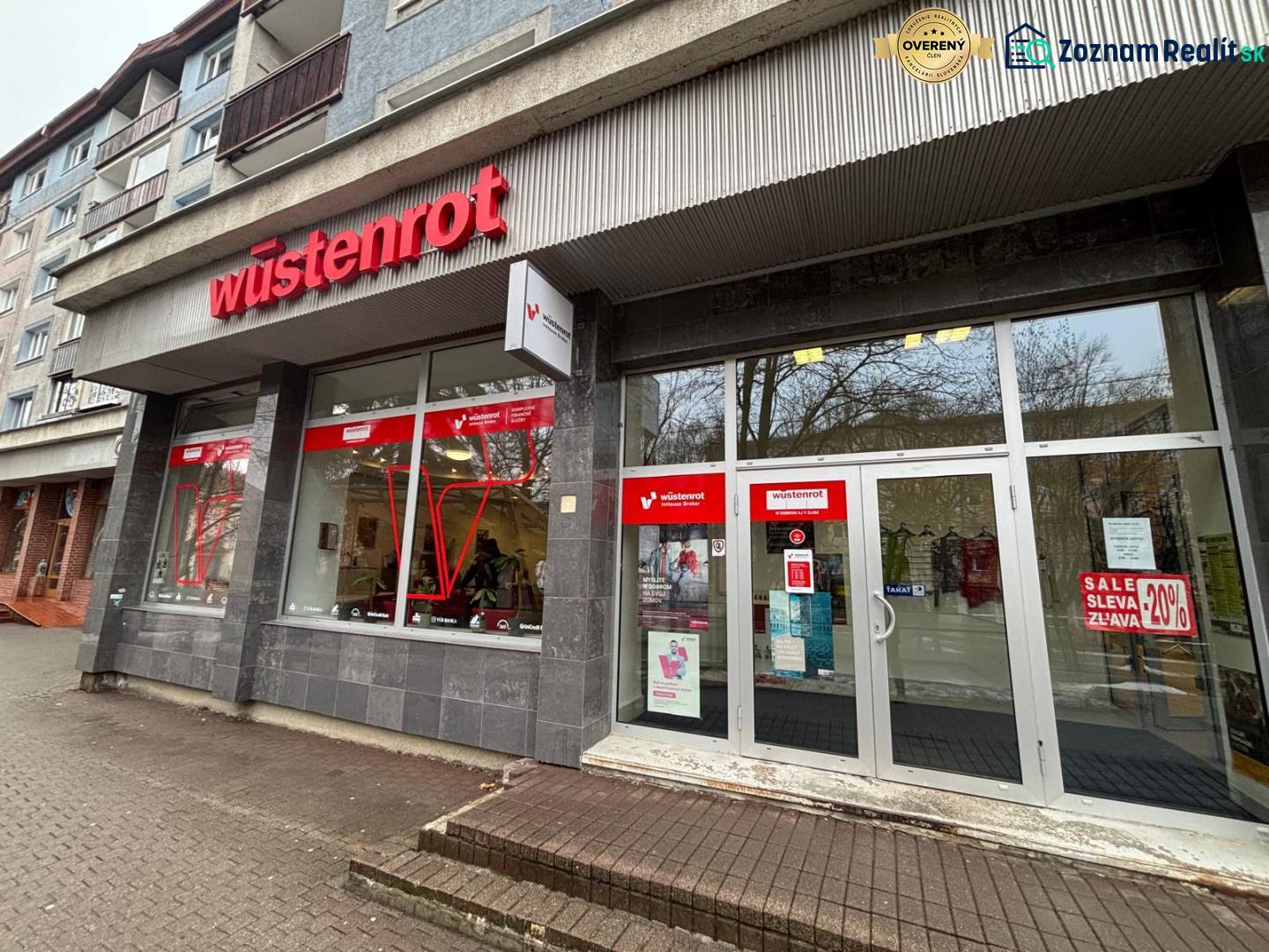 Commercial premises in Poprad with the sign 