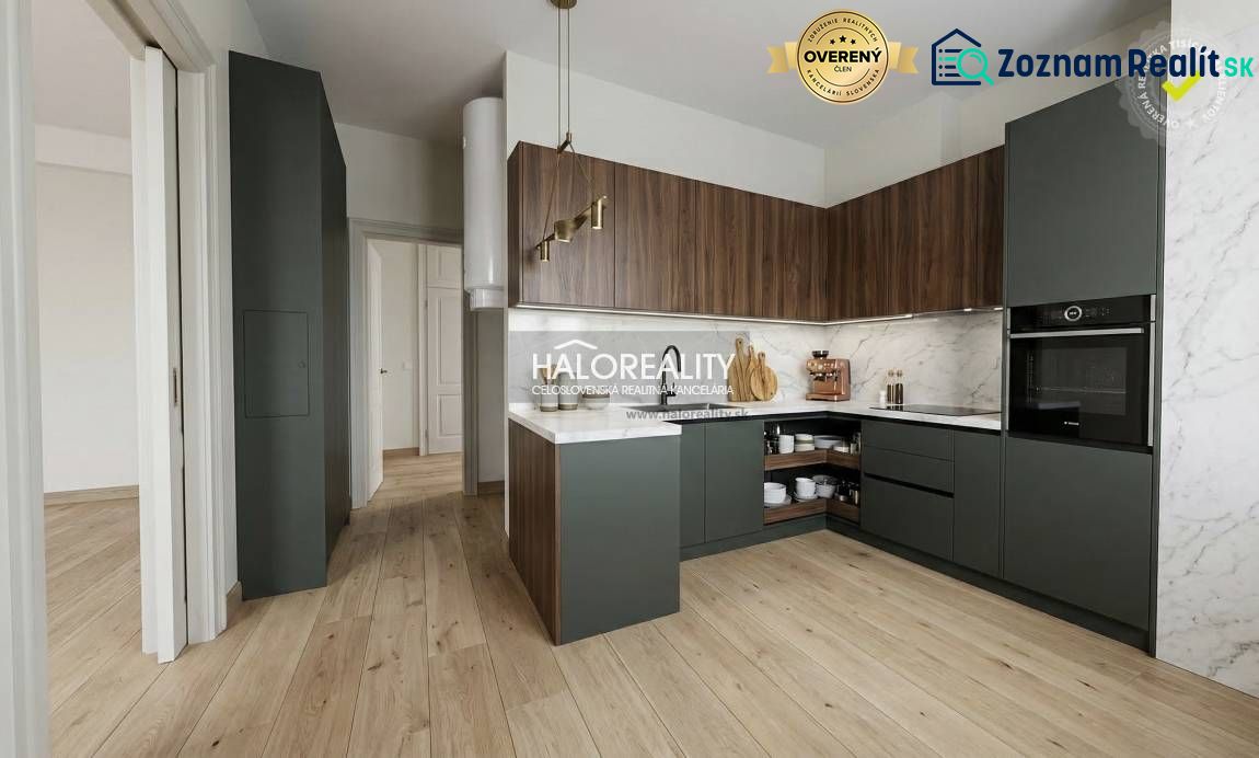 A spacious room with a wooden decor floor in a 2-room apartment.