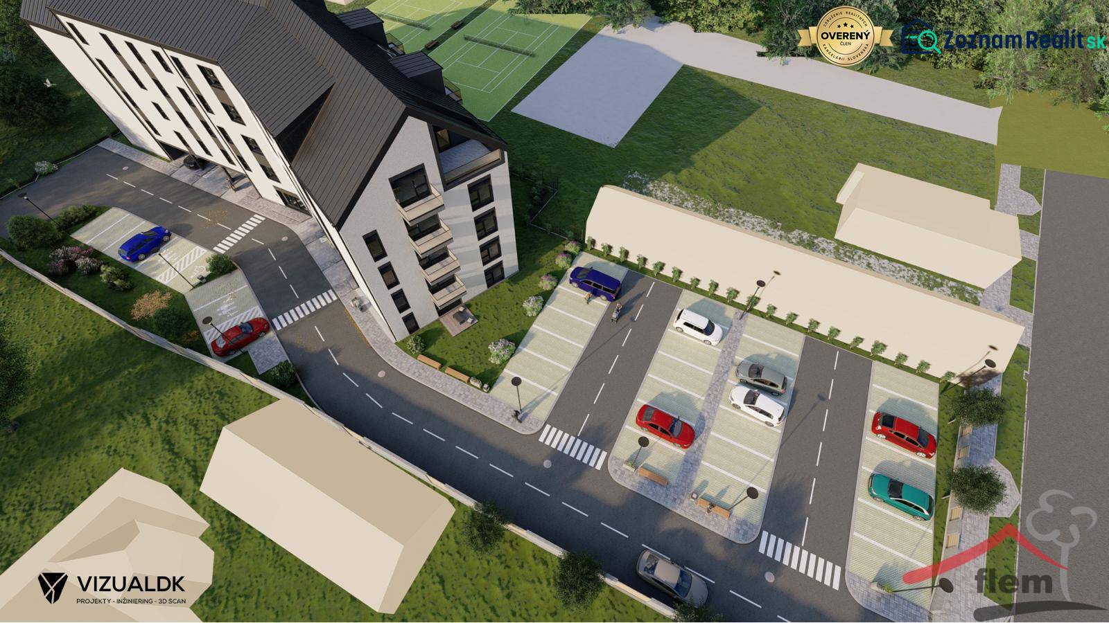 Building with parking on Moravská Street in Vráble, type Land - commercial.