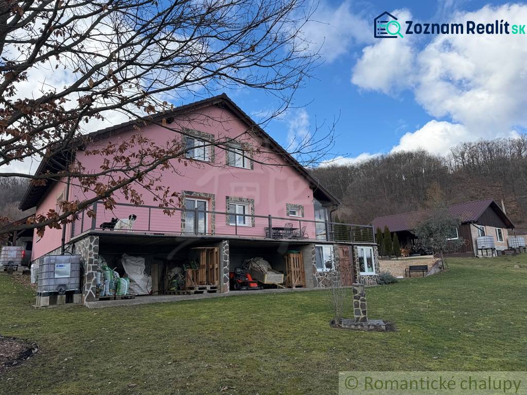 A family house in Lukovištia with a garden and terrace in a natural setting.
