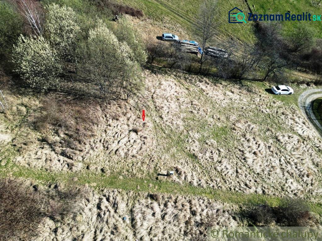 Landscape view in the Vydrná area, suitable plots for living.