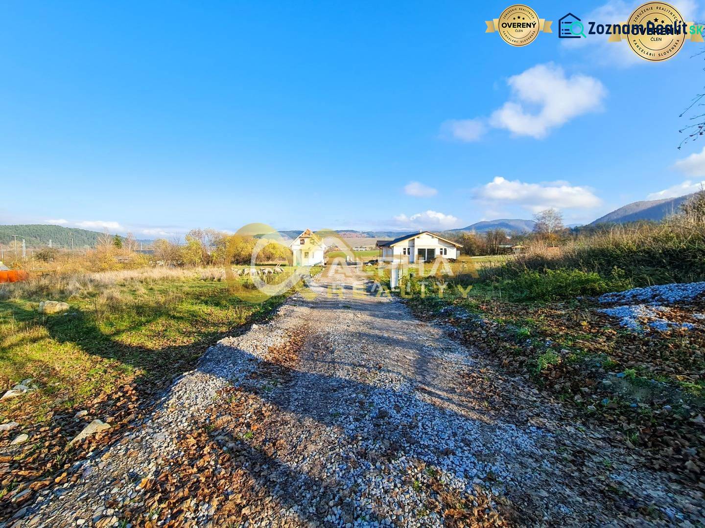 Plots - housing in Markušovce with a view of nature and construction preparation.