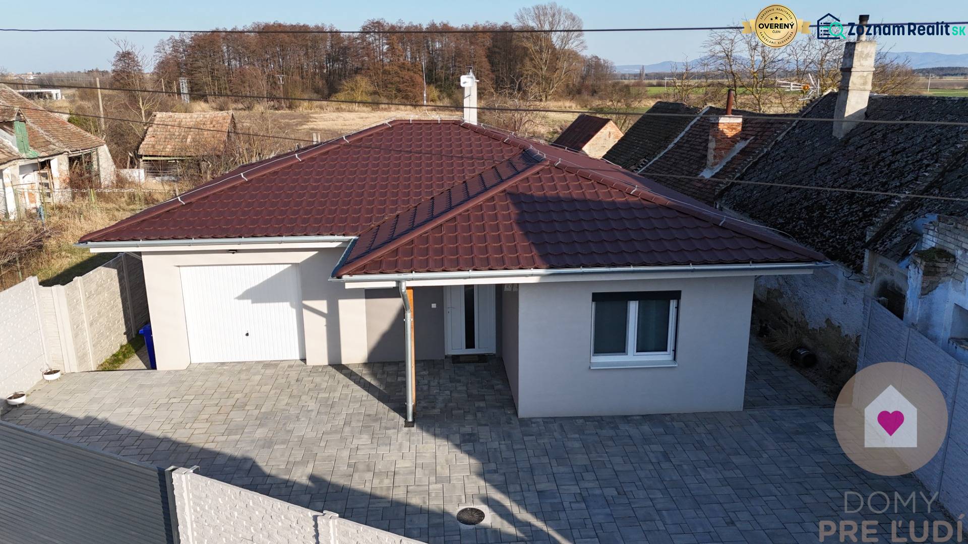 Predaj  3i modernej novostavby RD s tep. čerpadlom, garážou, terasou v obci Malé Leváre pri Malackách