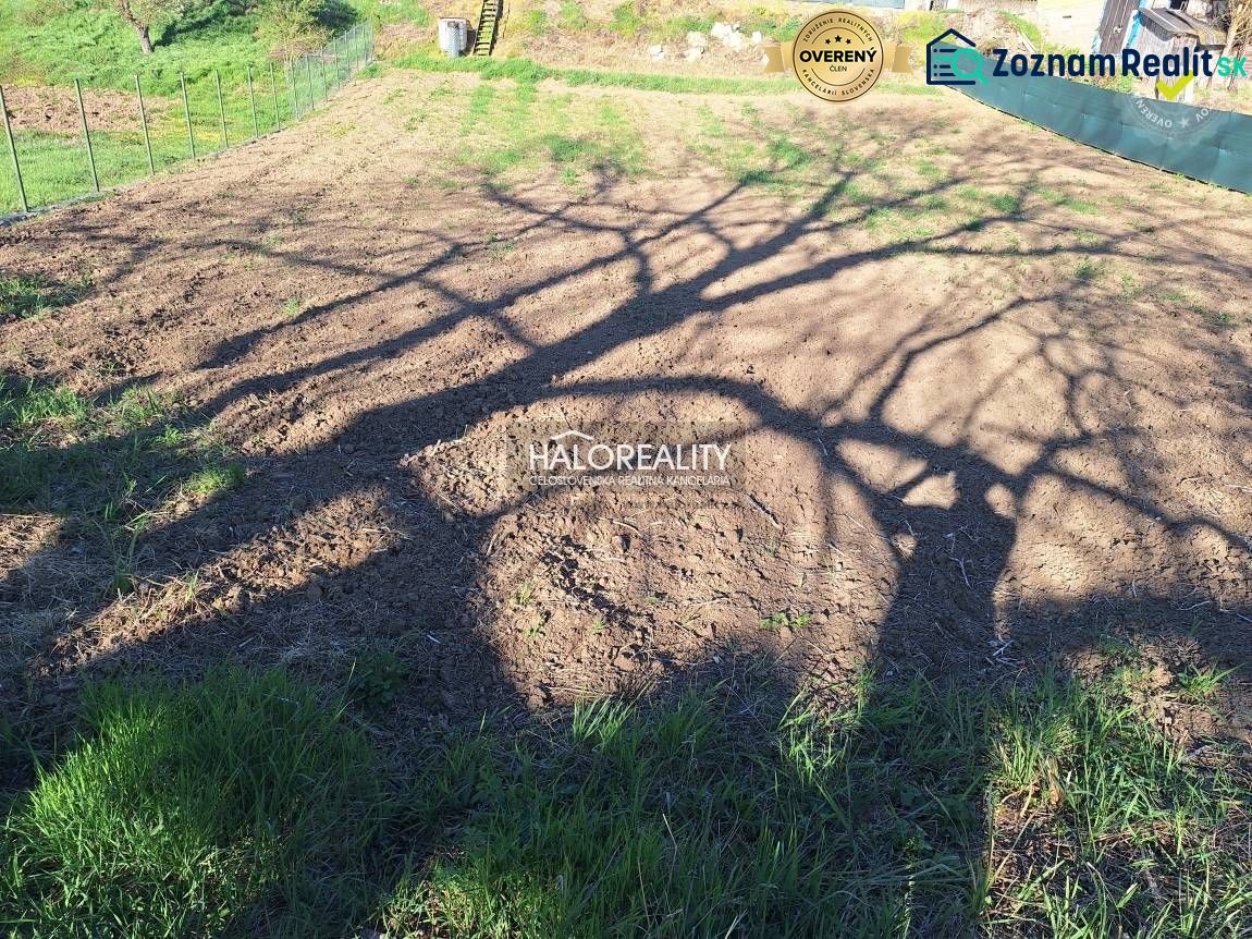 Residential plots in Záhorce with visible tree shadows and grassy edges.