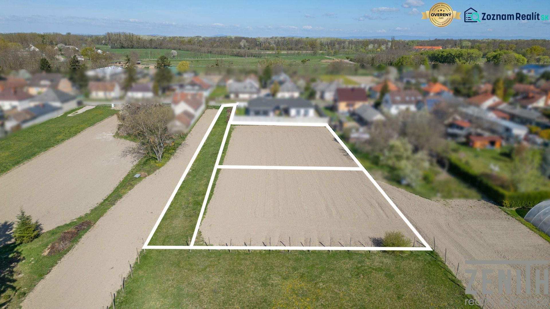 Plots - housing in Dunakiliti with marked parcels in a quiet environment ideal for construction.