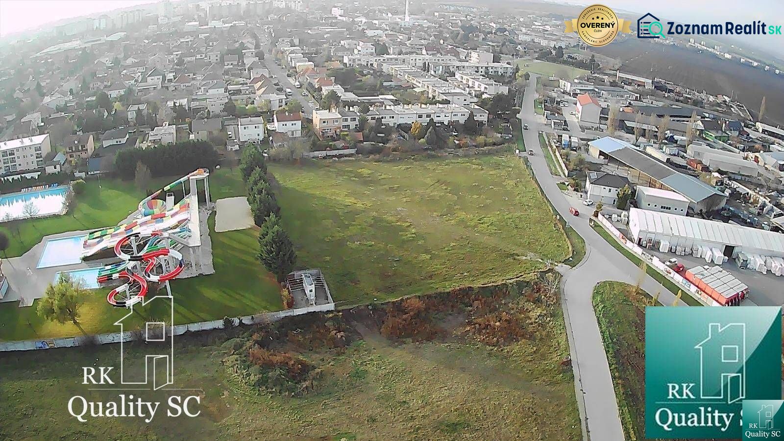 Aerial view of properties - housing in the Senec area, Slnečné jazerá SEVER street.