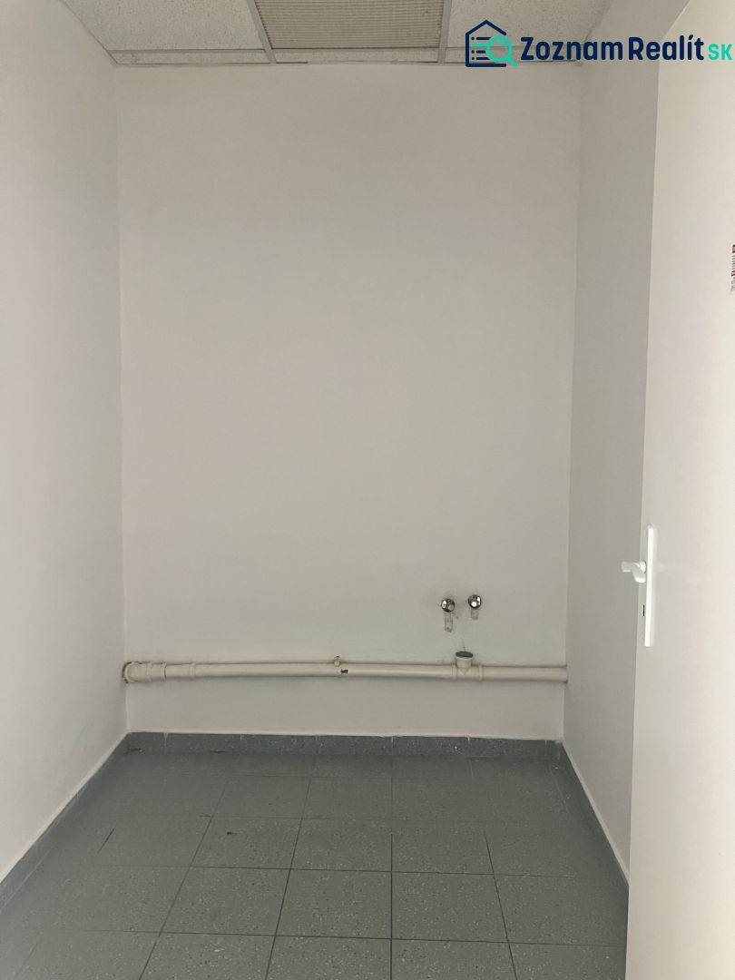 White walls and tiles in commercial spaces, ready for customization.