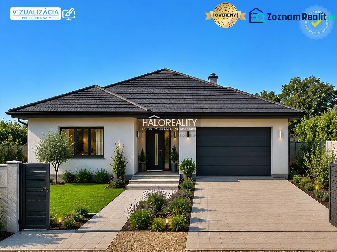A family house with a garden in Jur nad Hronom, suitable for residential plots.