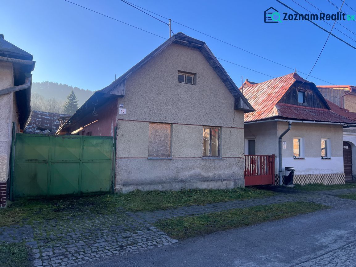 Family house on Hrnčiarska Street, Ľubietová, Banská Bystrica District, Banská Bystrica Region.