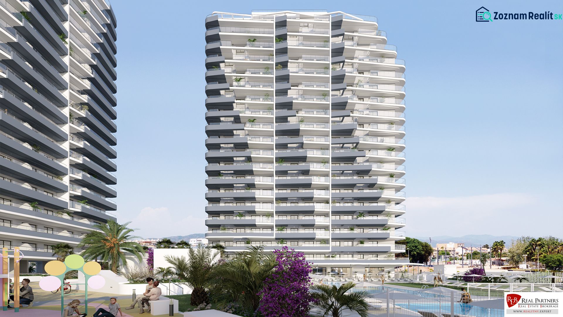 Canet d'En Berenguer offers a holiday apartment in a panoramic building with a pool and greenery.