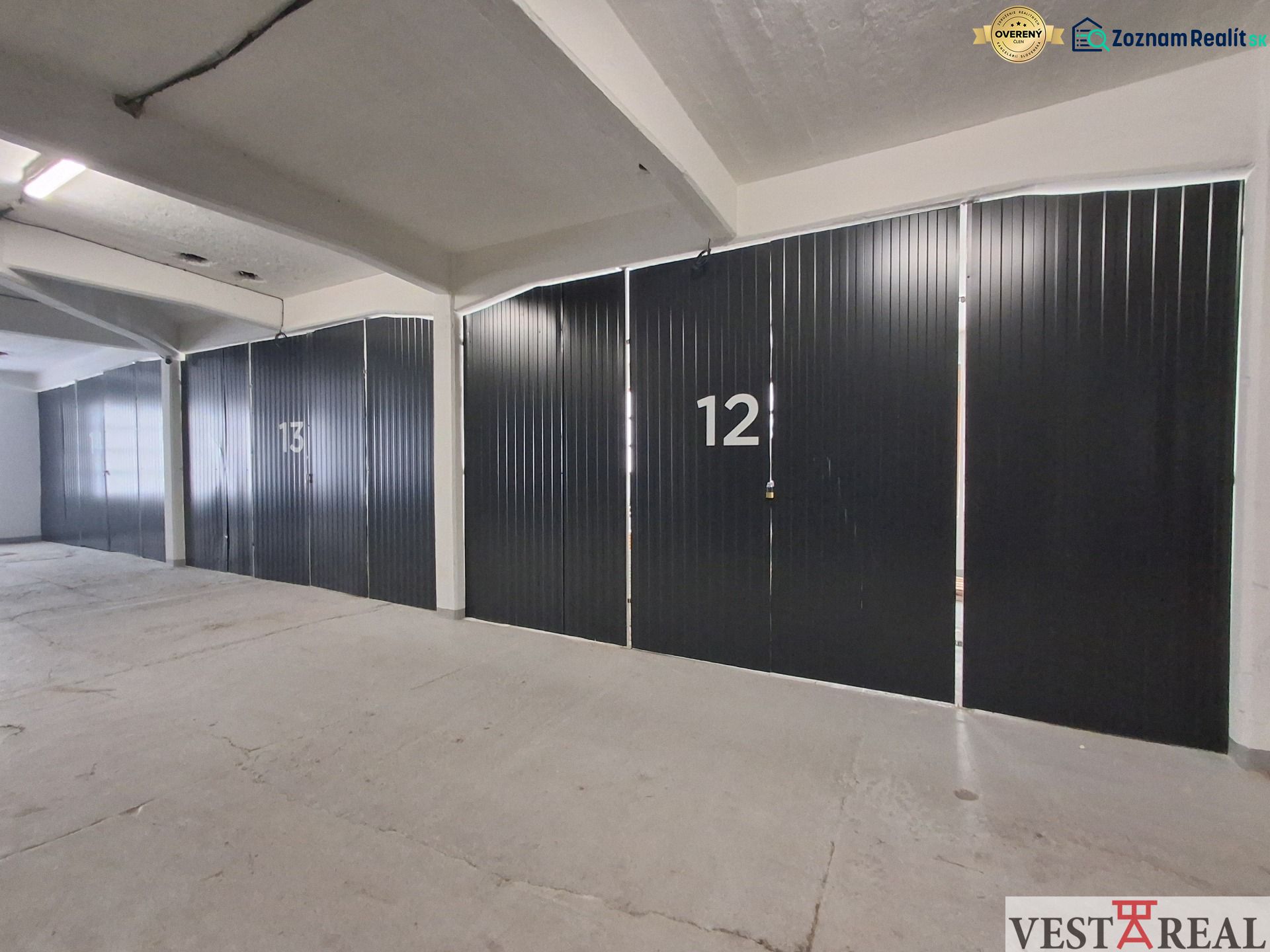 Metal gates with numbering in the premises of Warehouses and Halls, Coburgova, Trnava.