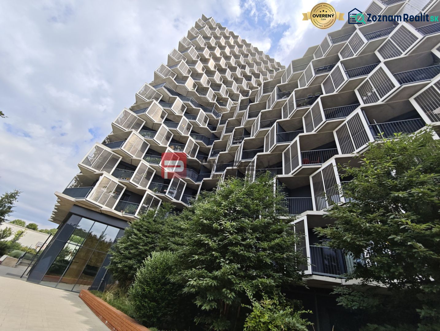 Modern architecture of the residential complex on Račianska in Bratislava III.