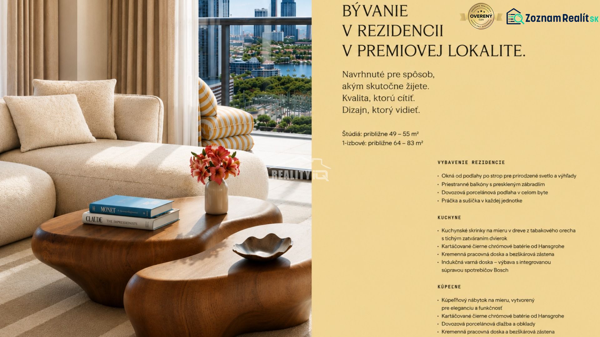 Bright 1-room apartment with wood-patterned flooring and a nice view.