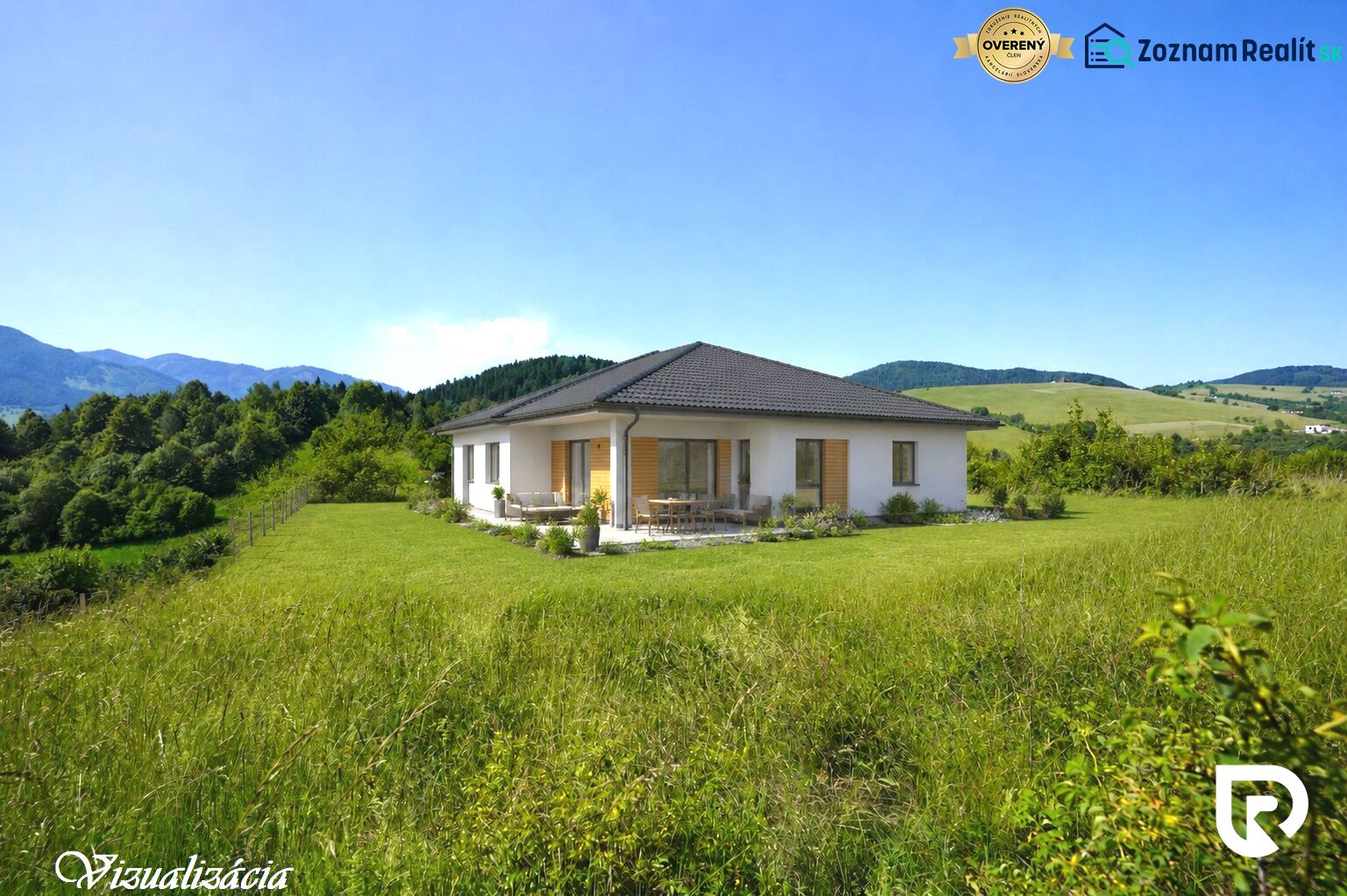 Recreational plots in Lysice offer a house amidst greenery and mountain panorama.