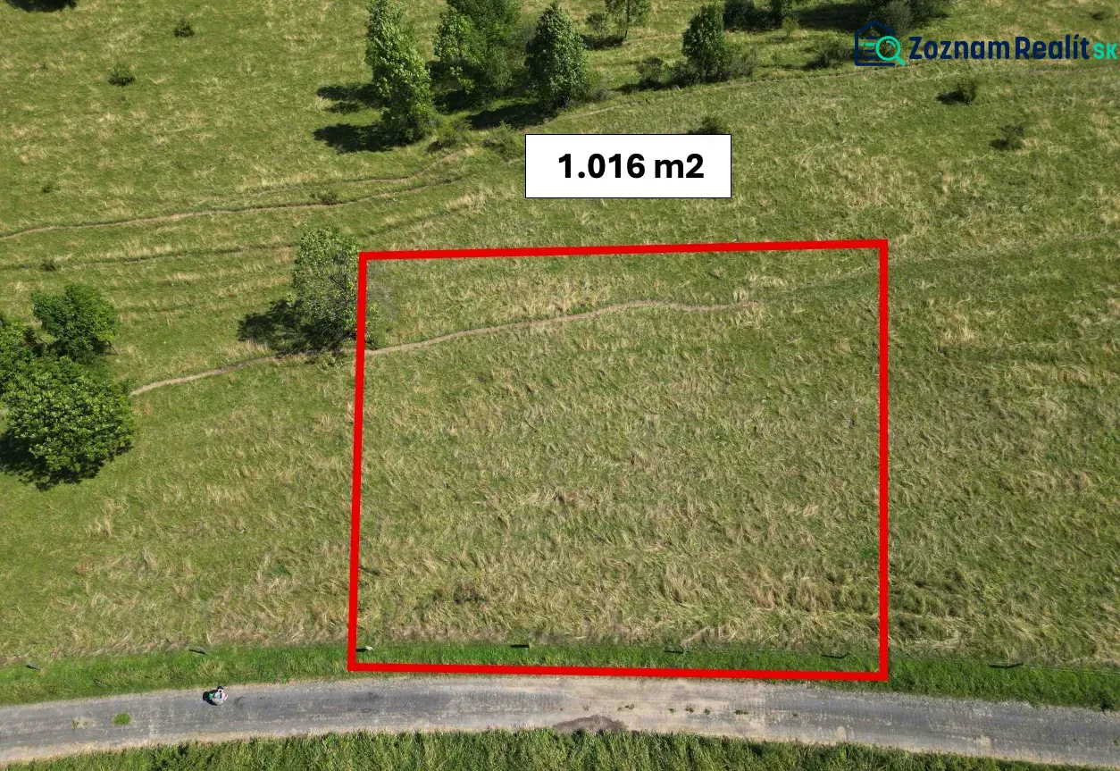Land 1,016 m² with grass and trees, Stará Ľubovňa, Special properties.