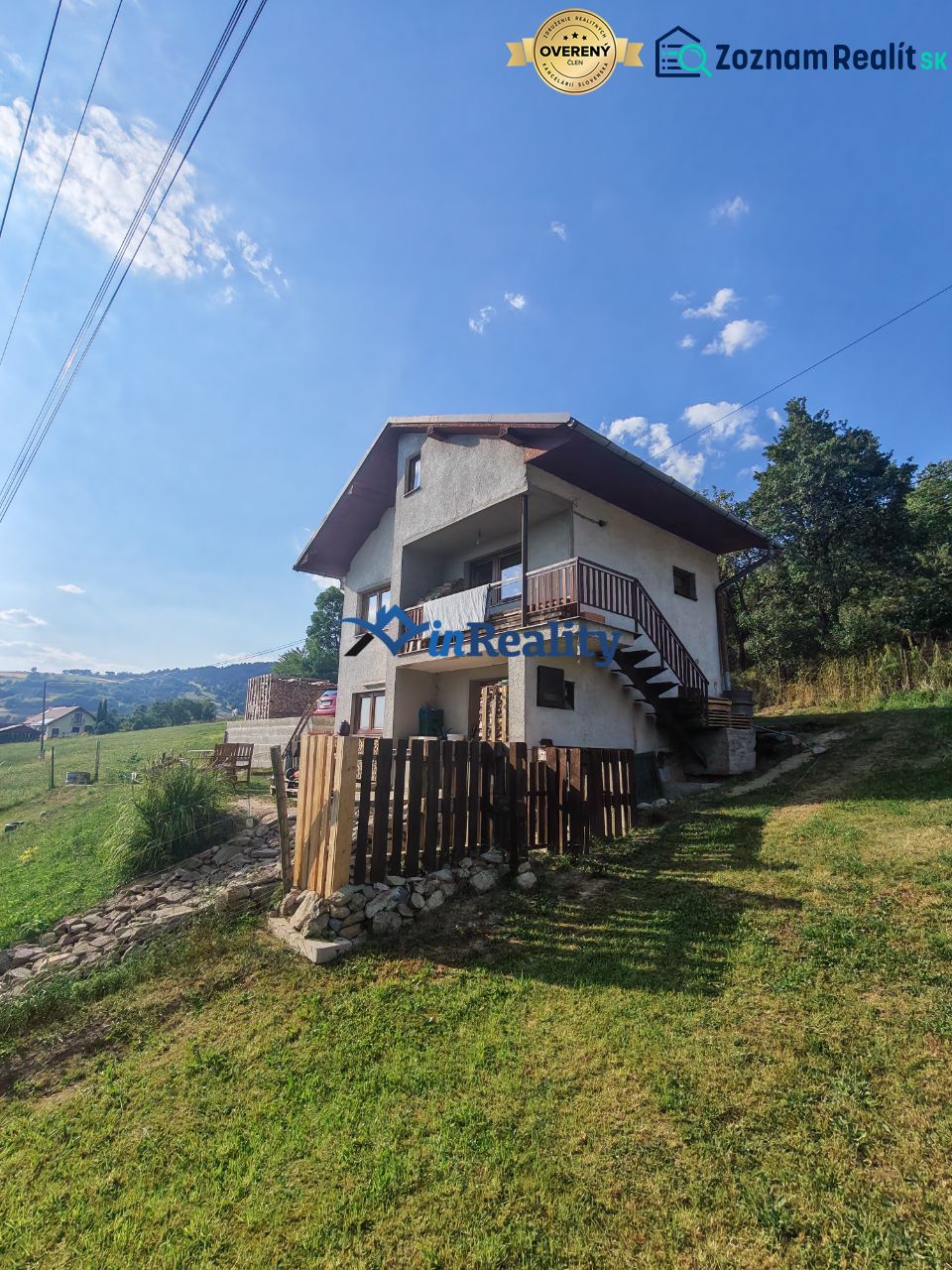 A family house on Pivnička Street 430 in Hriňová with a spacious plot and a view.