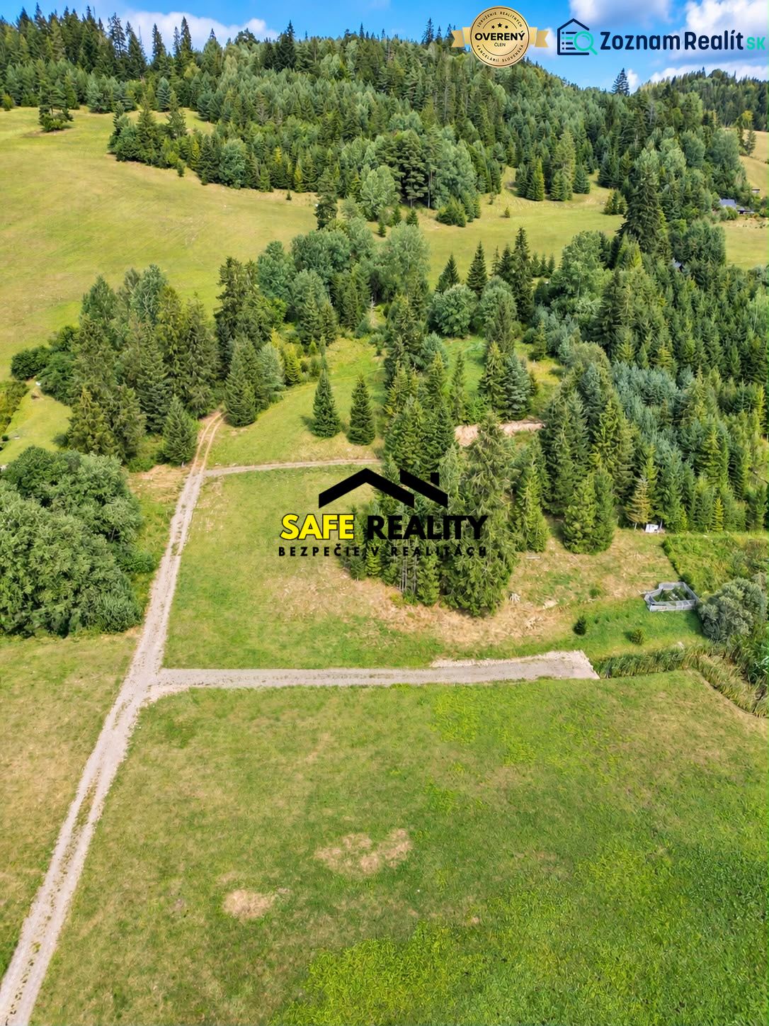 Greenery and meadows ideal for plots - living in Oravská Jasenica, surrounded by forests and nature.