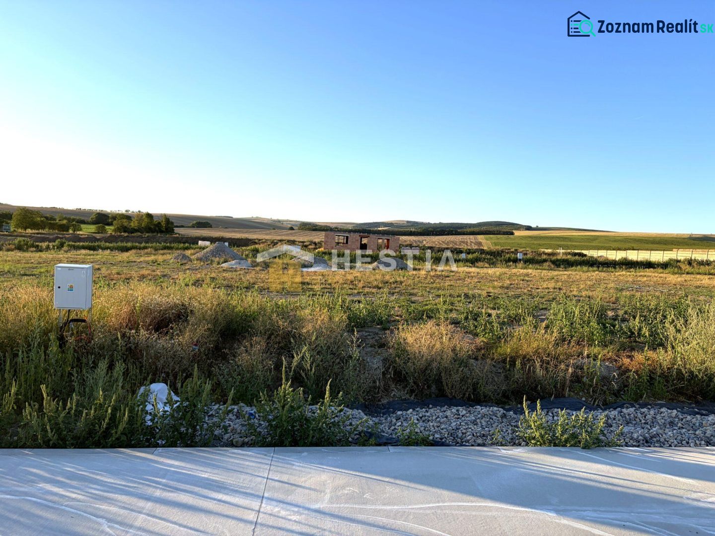 Building plot for sale in Rovensko surrounded by greenery, ideal for living.