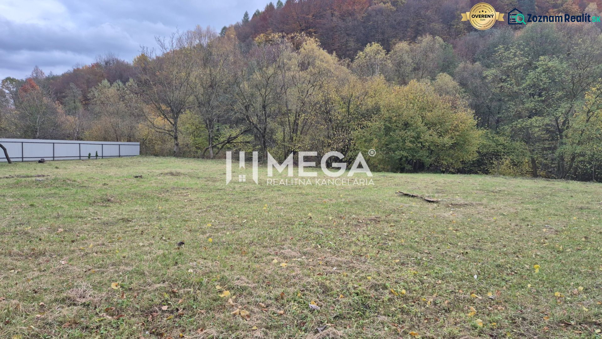 A plot for residential purposes in Stakčín on Československej armády Street near a forest area.