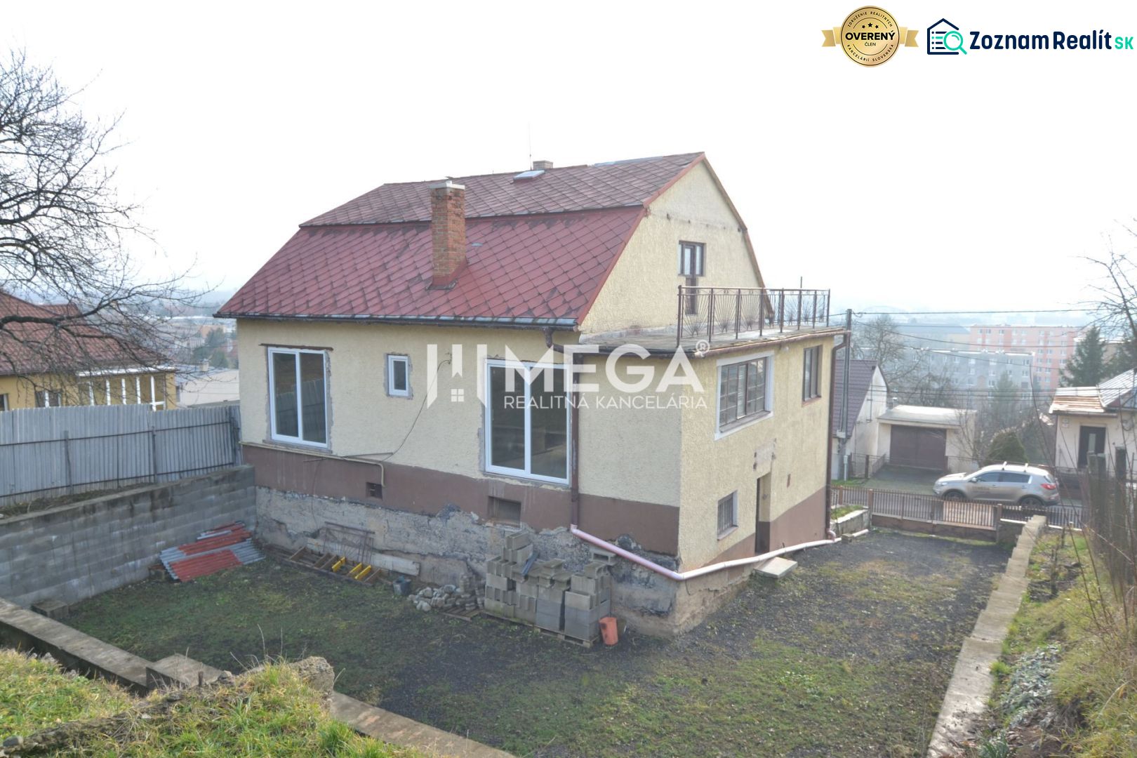 A family house on Janka Kráľa Street in Humenné with two floors and a garden.