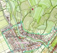 The map of Kostolná-Záriečie shows the urban structure and natural parts of the recreational areas.