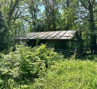 A cottage surrounded by greenery in Harmónia in Modra, immersed in a natural environment.