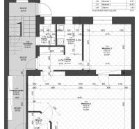 The floor plan of the family house shows the layout of the rooms on the ground floor, including the kitchenette and staircase.