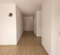 A hallway with a wooden floor and white walls on Ady Street in a family house.