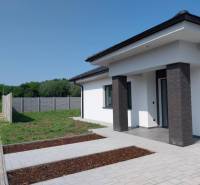 A family house on Adyho Street in Dunajská Streda with a front garden and a paved walkway.