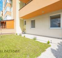 A garden in a 2-room apartment on Záhradnícka Street in Dunajská Streda.