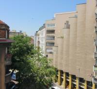 View of residential buildings on Medená Street in Bratislava - Old Town.