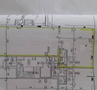 Floor plan of commercial premises labeled as passage on Lichnerova Street in Senec.