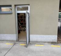 Opening doors of commercial premises on Štúrova Street in Senec.