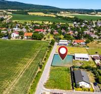 Residential plots in Nižná Kamenica with a view of the surrounding countryside.