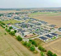 Aerial view of a residential area in Senec, Južná Brána, designated for plots - housing.